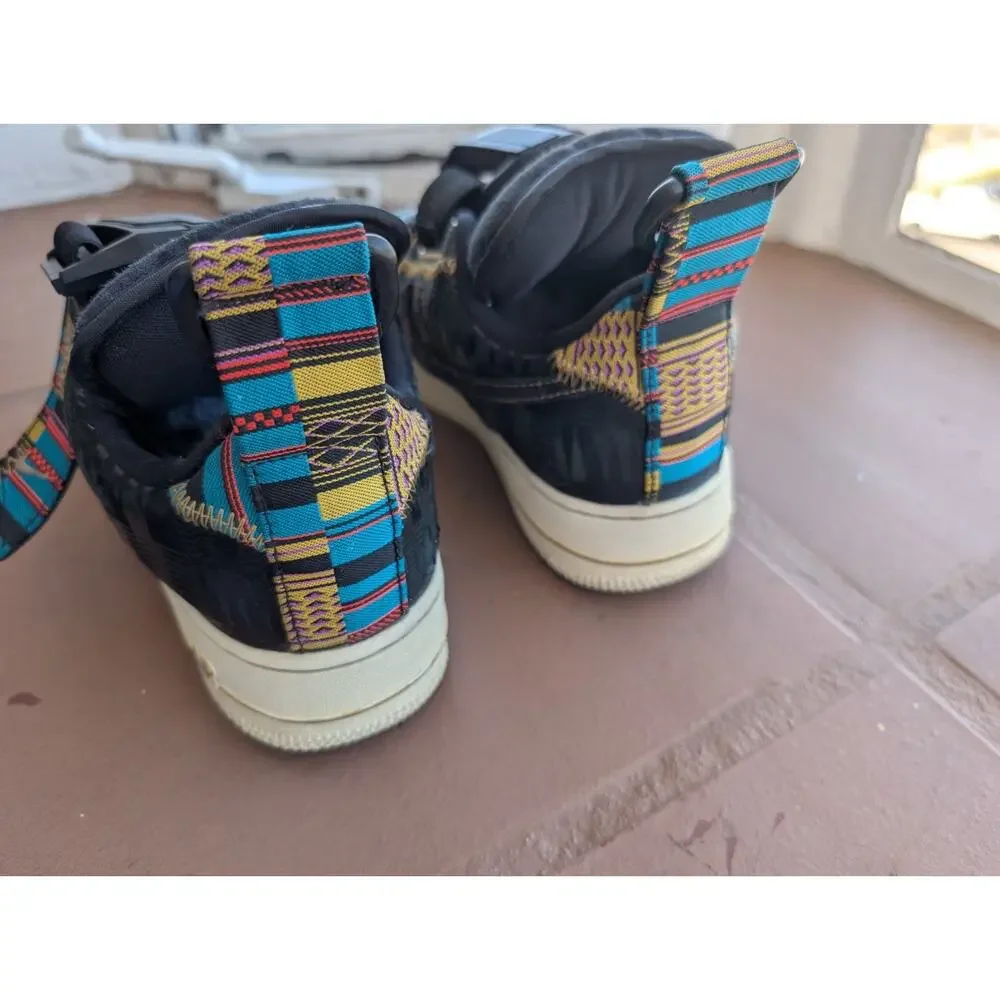 Nike Air Force 1 Utility Black History Month BHM 2019 BV7783 001 Men's Size 7
